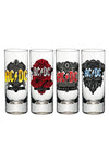 AC/DC Shotglass 4-Pack Black Ice