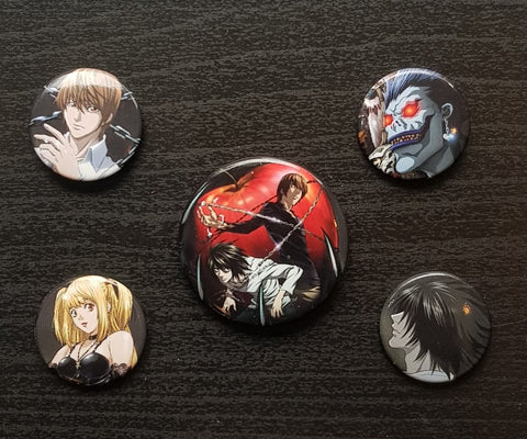 Death Note Badge Set