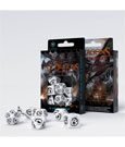 Dragons Dice Set 7 white & black