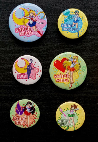 Sailor Moon Badge Set